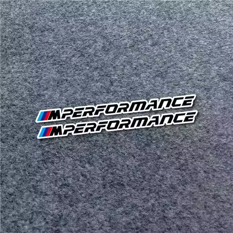 2pcs M Power M Performance Car Body Sticker Decorate Accessory For BMW M Performance F20 F40 F22 F30
