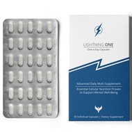 Lightning One Advanced Brain Support Supplement for Optimal Brain Function - Once-a-Day Energy and F