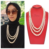 Women's Pearl Necklace / Hijab Women's Necklace / Pearl Fashion Necklace