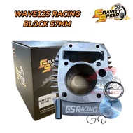 GS RACING HONDA W125 WAVE125 WAVE125S WAVE125X W125 RACING BLOCK COMPLETE SET BLOK PISTON RING 57MM