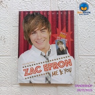 (english) The Unauthorised ZAC EFRON Me & You by Posy Edwards - Preloved Used Book HARDCOVER
