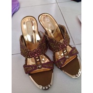 SALE PRELOVED - Sandal Pesta Paulista ORI high heels party shoes