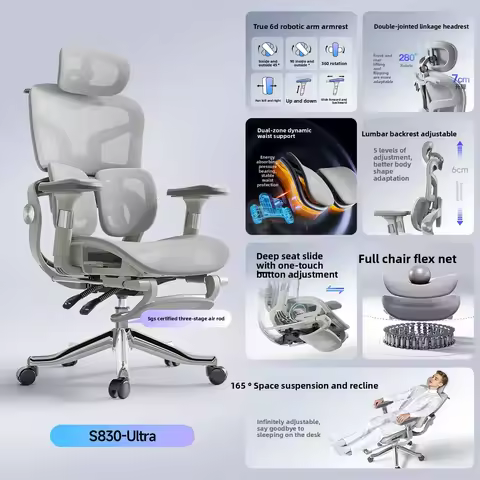 Modern Lifting Waist Computer Chair Ergonomic Chair Office Chair Game Gaming Chair Waist Protection
