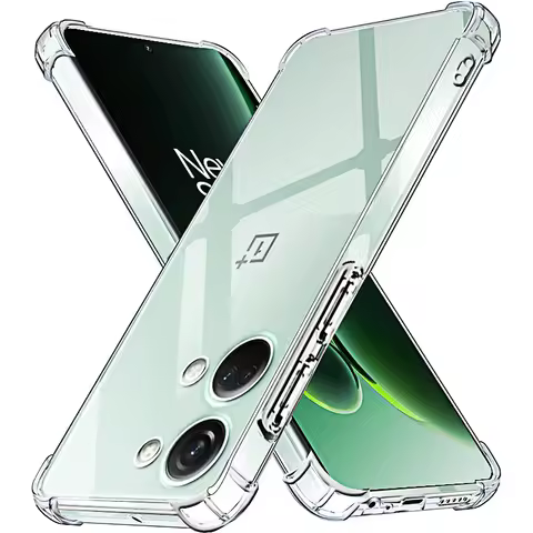Silicone Case for OnePlus Nord 3 5G 2T 2 Lite Soft Shockproof Clear Phone Cases One Plus Cover 1+ No
