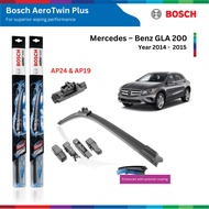 Bosch AeroTwin Plus Rain Wiper, MERCEDES Benz GLA 200 Motorcycle 2014 To 2015, GLA 200 Wiper