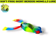 UMPAN SOFT FROG SKIRT BERDIRI MOMO LJ LURE