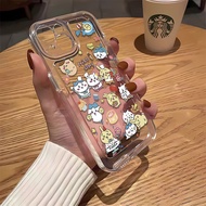 Three cute little ones Space Phone Case For iPhone 7 8 Plus XS MAX X XR 14 Pro Max 11 12 13 15 Pro Max SE 2020 Cover Shockproof Clear