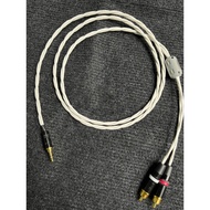 Signal wire from 3.5 to 2 av heads, US yard military wire, 1.5m long