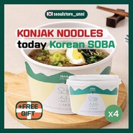 Think A body KOREAN KONJAK NOODLES today SOBA 80 kcal, 4EA