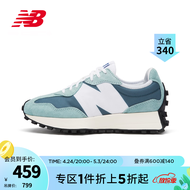 NEW BALANCE NB官方男鞋女鞋327系列百搭休闲鞋运动鞋 浅湖绿 WS327LE1 35(脚长22cm)