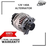 12V 140A CW Alternator Compatible With/Replacement For 2.0L AUDI A3 2010-2014, TT 2008, Volkswagen B