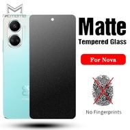 Matte Tempered Glass Screen Protector Huawei Nova 12 12i 12s 11 11i 10 SE 9 SE 8i 7 7i Y72 Y71 Y70 Y