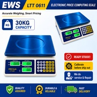 40kg Electronic Digital Price Computing Rechargeable Supermarket Counting Scale Penimbang Harga Timb