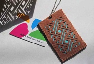 窗花儲值卡套(卐字-駝色)