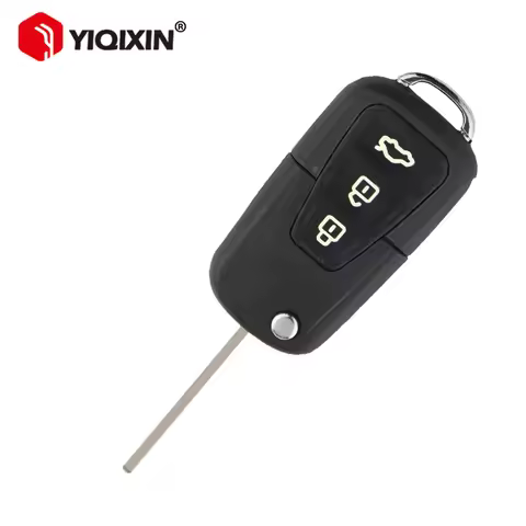 YIQIXIN 3 Buttons Flip Folding Car Key Shell For Lifan X60 X50 Replacement Remote Key Fob Case Cover
