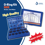 NBR O Ring Rubber Kit O Ring Assortment Set 386pcs 382pcs NBR Rubber O Ring Kit O Ring with box