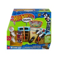 Hot Wheels Skate Drop In Skate Set  ฮอตวีลสเก็ต เซตของเล่นสเก็ตบอร์ดนิ้ว (HGT91 999B)