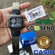 Original CASIO DIGITAL MEN'S WATCH AE-1200WHB-3B ORIGINAL CANVAS STRAP NATO AE-1200WHB STRAP