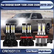 LED Headlights Cars Bulbs 6000K H11 9005 HB3 Auto Fog Light Kit 12V Headlamps Lamp For DODGE RAM 150