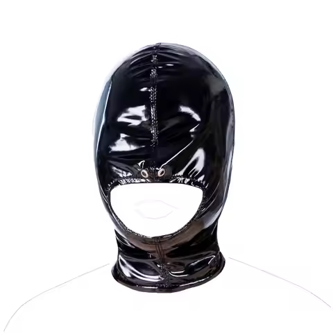 Latex Mask Rubber SM Fetish Bondage Mask Role Play Mask Adult Couple Flirting Tool BDSM Lover Cospla