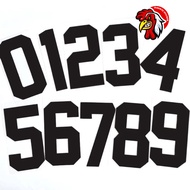 Big Number Letter cutting Sticker 0-9 Digital Number large size