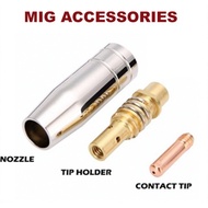 MIG WELDING NOZZLE/ TIP HOLDER/ CONTACT TIP 0.8 MM/ CONTACT TIP 1.0 MM