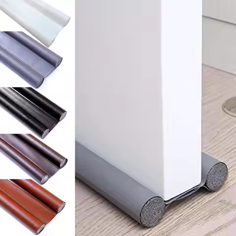 Flexible Cutable Door Bottom Weather Strip Noise Blocker Insulant Draft Stopper Sound Proof Dust Wat
