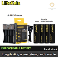 LEGIT Enook 18650 Battery  Charger set 3600mAh 35A Rechargeable 3.7V   ennok battery legit Lithium S