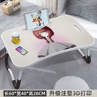 🚢Folding table Student Bed Desk Children's Study Desk on Bed Small Table Laptop Desk Lazy table