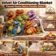 【Ultra-Soft Flannel】Couch/Office Air Conditioning Flannel Blanket/Aircon Blanket/Warm Throw/Winter B