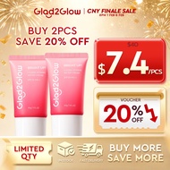 【HOT】Glad2Glow Lychee Vitamin Water BB&CC Cream| Bright Up, whitening 3-in-1 Tone-up SPF Foundation 
