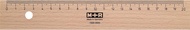 M+R Ruler Wood 20 cm Beech Metal Insert Pack of 1