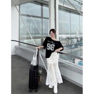 Set 96 shirt with fishtail skirt