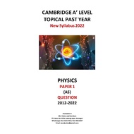 『New』A Level Physics (9702) Topical Paper 2012-2022