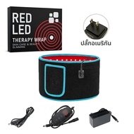 สีแดงและอินฟราเรด LED Light Therapy เข็มขัด 850nm 660nm Back Pain Relief Wrap Burn FAT Wrap เครื่องก