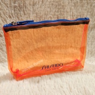 Shiseido Beauty Orange Clear Makeup Pouch