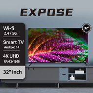 EXPOSE Smart TV 55 inch 4K TV flat screen smart tv Smart TV 50 inch android TV 43 inch Google TV Dig