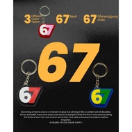 67 Fidget Clicker Keychain