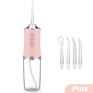 Portable 4 in 1 Electric Water Floss Teeth Cleaner Water Jet Oral Irrigator Powerful Floss/Mesin Pem