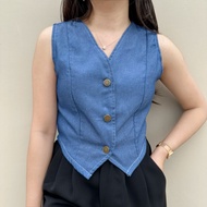 ENMEI Dami Vest 310 - Women's Crop Top Vest - Women's Vest - Women's Vest - Sleeveless Top