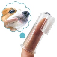 Gfgh แปรงสีฟันซิลิโคนทำความสะอาดฟันแปรงขนสำหรับสุนัขตุ๊กตาแปรงสีฟันนิ้วมือสัตว์เลี้ยงนุ่มพิเศษสัตว์เลี้ยง