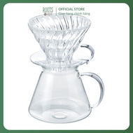 HARIO - Glass Brewing Kit, V60 Glass Brewing Kit, S-VGBK-02-T (14.6 x 12 x 19.5cm)