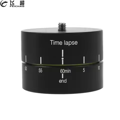 360 Degree Rotation Automatic 60min Photography Delay Tilt Head Time Lapse Timer for GoPro7/6/5/4 SJ