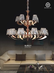 lampu gantung chandelier model kuncup bunga mewah 6660 - muliamas