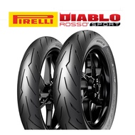 New 2025 Pirelli Rosso Sport 70/90-17 to 150/60-17 Tubeless Tyre Rosso Sport Rosso 3 Tubeless Tyre