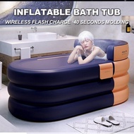 Adult Foldable Bathtub Inflatable Tub Full Body Household Bathtub Folding Bathtub Bucket Portable Bathtub
