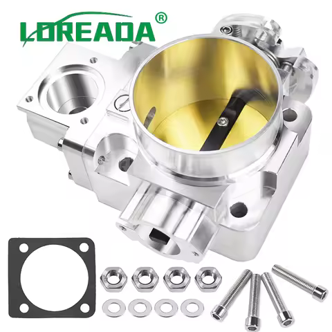 Aluminum 2.75" 70mm Intake Manifold CNC Performance Throttle Body Valve For Mitsubishi Lancer EVO 7 