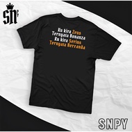 DarjoClothing - Zeus & Bonanza Distro T-Shirt Kata2 T-Shirt/ Front Logo/ Pragmatic Play/ unisex T-Sh