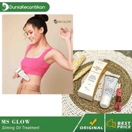 Ms GLOW MS SLIM SLIMMING SLIMING OIL TREATMENT CREAM CREAM CREM SKINCARE Tightening Fating Breaking 