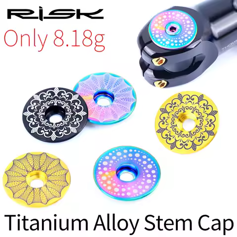 1 Set RISK Titanium Bike Stem Screws Bicycle Headset Top Cap M6x30mm Stem Bolt Cycling Handlebar Ste